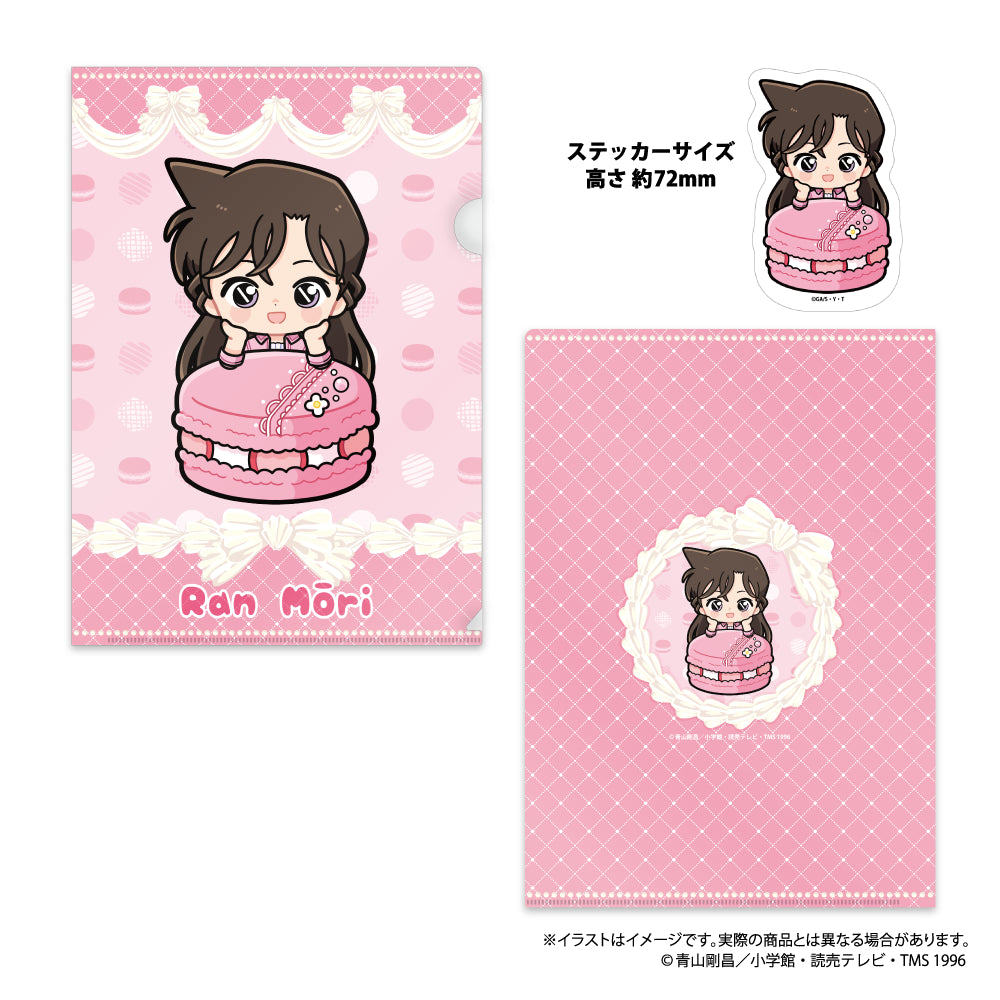 クリアファイル・ステッカーセット 毛利蘭SD（ﾏｶﾛﾝvol.1）｜名探偵