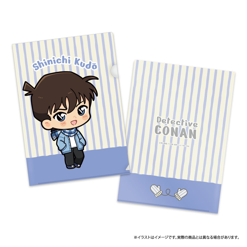 クリアファイル・ステッカーセット 工藤新一SD(マフラー)|名探偵コナン クリアファイル・ステッカーセット 工藤新一SD(マフラー)|名探偵コナン