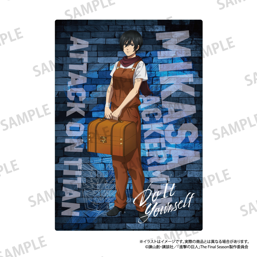 ふわふわブランケット ミカサ・アッカーマン（DIY）｜進撃の巨人