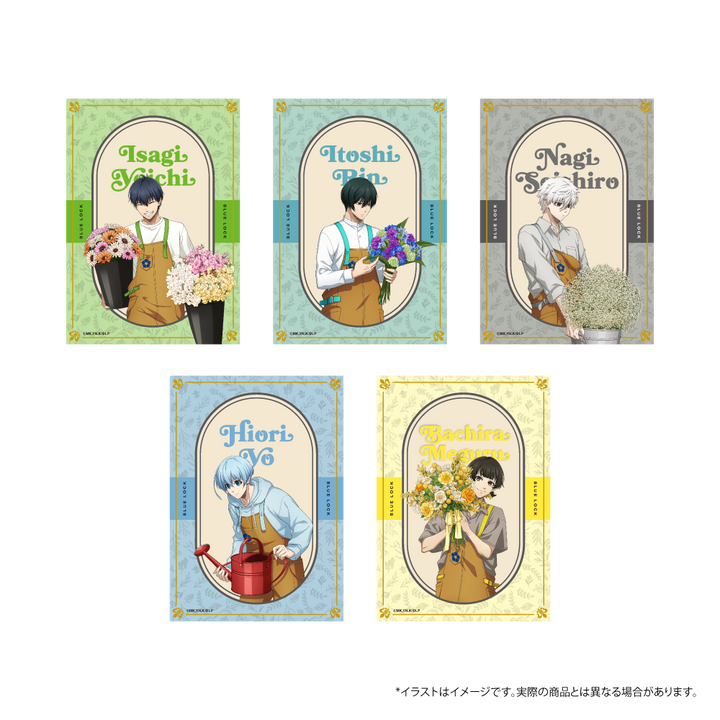 クリアファイル・ミニポスターセット 潔 世一(お花屋さん)｜ブルー