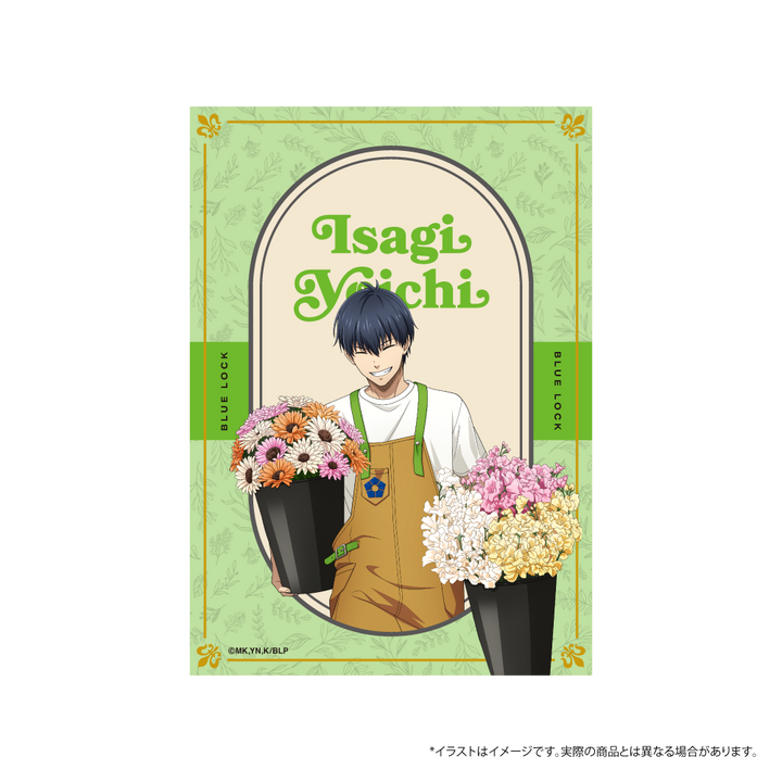 クリアファイル・ミニポスターセット 潔 世一(お花屋さん)｜ブルー
