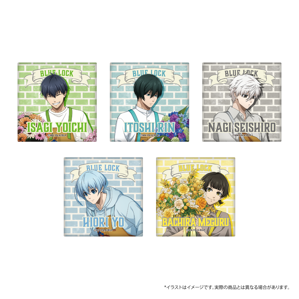ブルーロック　クリップマグネット　糸師凛 タイルマグネット 糸師 凛(お花屋さん)｜ブルーロック
