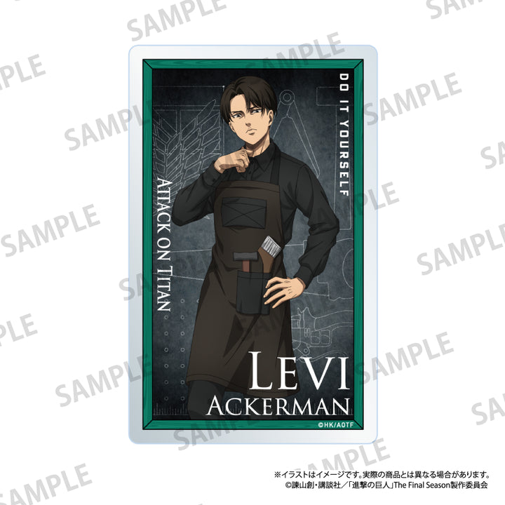 アクリルカード リヴァイ・アッカーマン（DIY）｜進撃の巨人