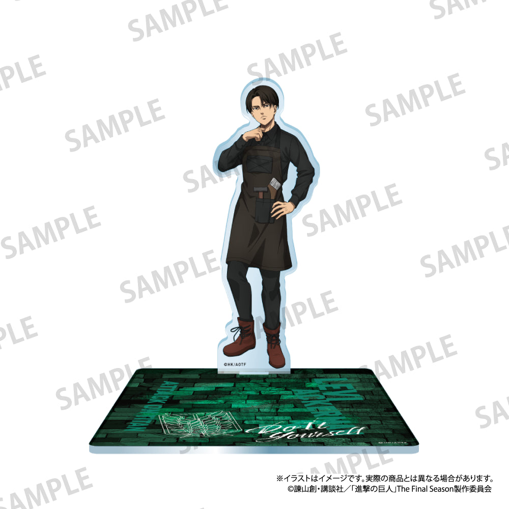 進撃の巨人 Attack on Memory アクリルコースター　リヴァイ キャラ付きアクリルコースター リヴァイ・アッカーマン（DIY