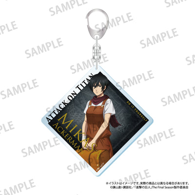 アクリルキーホルダー ミカサ・アッカーマン（DIY）｜進撃の巨人