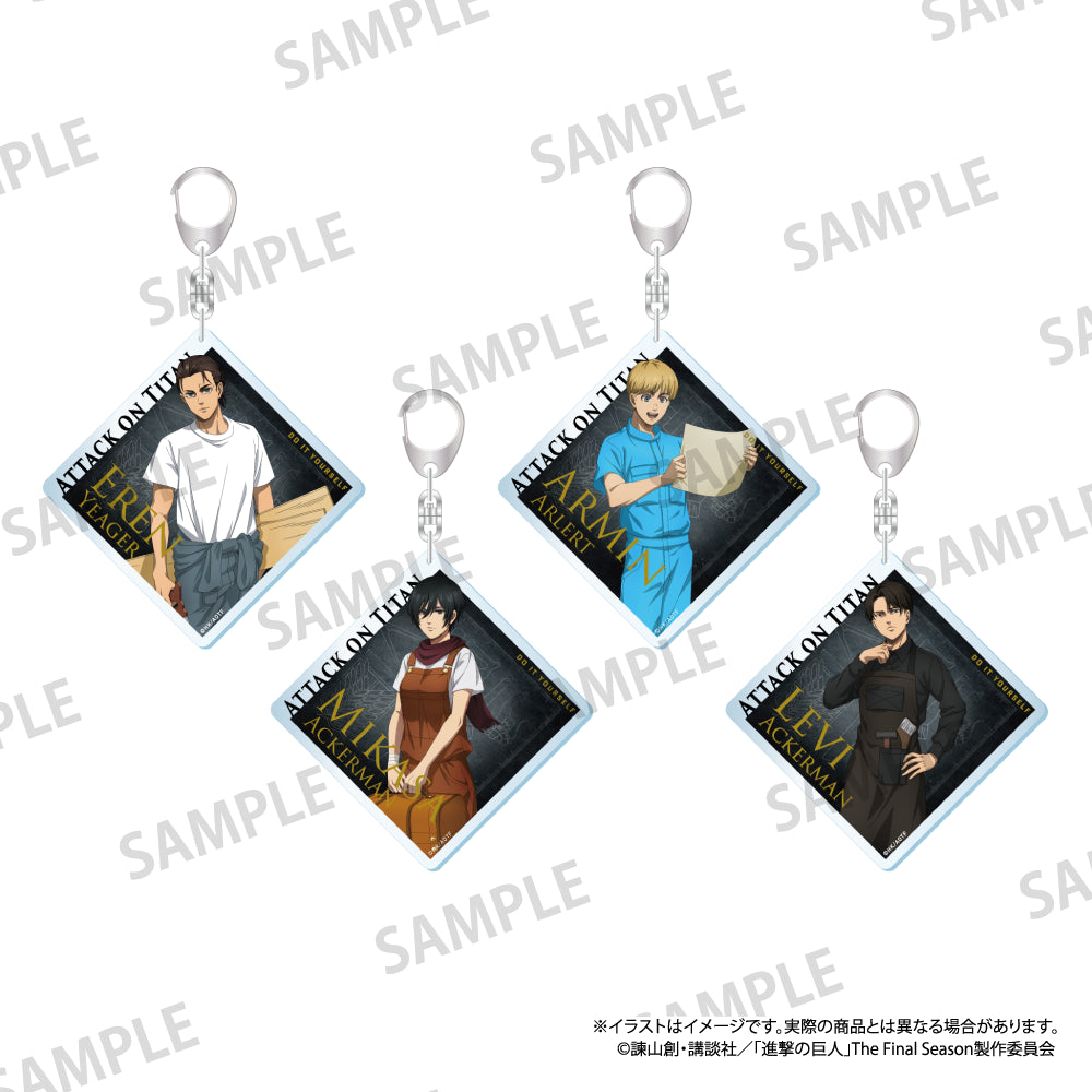 アクリルキーホルダー ミカサ・アッカーマン（DIY）｜進撃の巨人