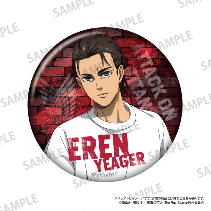丸缶バッジ エレン・イェーガー（DIY）｜進撃の巨人 – LIBERTAS
