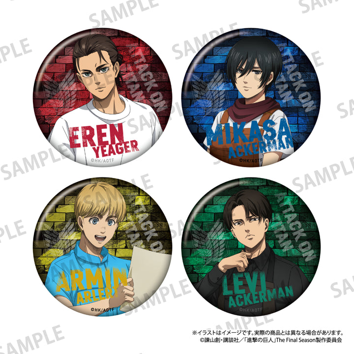 進撃の巨人 WIT STUDIO 描き下ろし 缶バッジ エレン・イェーガー 進撃の巨人】オリジナル描きおろし缶バッジ エレン・イェーガー