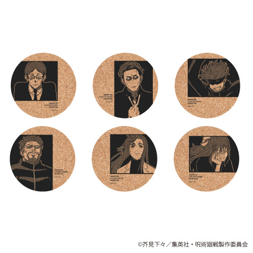コルクコースター02/アニメ呪術廻戦展＜花見＞ BOX2 (全6種セット)｜呪術廻戦